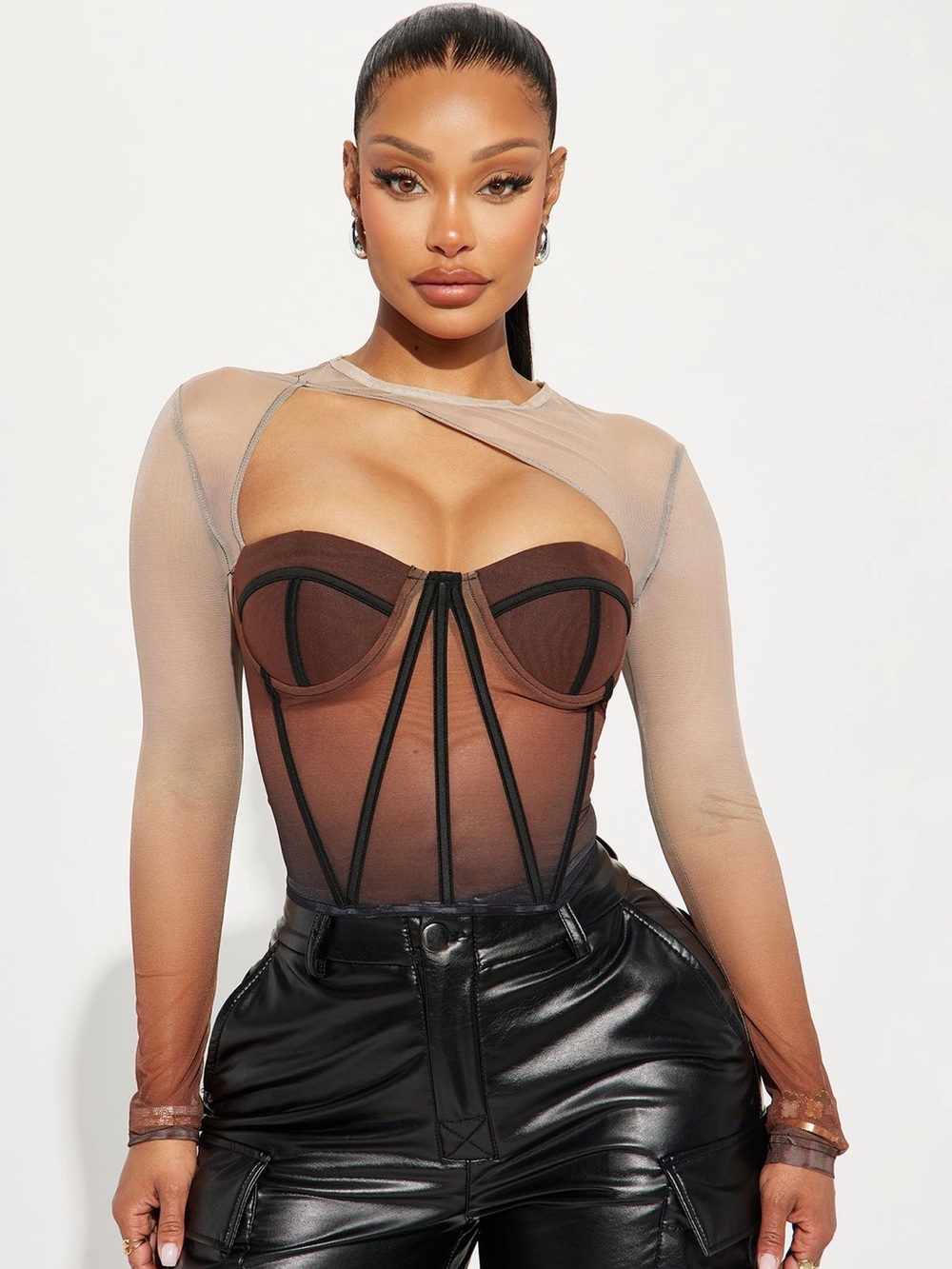 Sights On Me Mesh Top